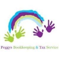 peggy's bookkeeping & tax service logo image