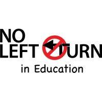 no left turn in education logo image