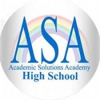 academic solutions academy high school logo image