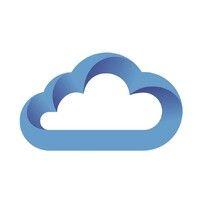 blue cloud system logo image