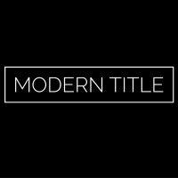 modern title logo image