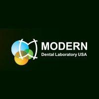 modern dental laboratory usa logo image