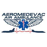 aeromedevac air ambulance logo image