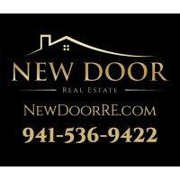 new door real estate logo image