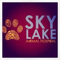 sky lake animal hospital logo image