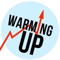 warming up comedy logo image