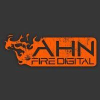 ahn fire digital logo image