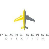 plane sense aviation logo image