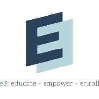 e3 educate, empower, enroll logo image