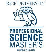 rice university professional science master's logo image