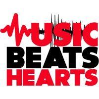 music beats hearts logo image