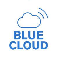 blue cloud content logo image