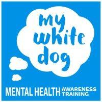 my white dog logo image