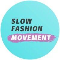 slow fashion movement logo image