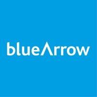 blue arrow logo image