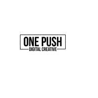 one push digital creative logo image