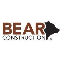 bear construction company logo image