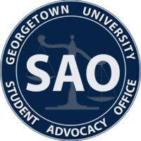 georgetown student advocacy office logo image