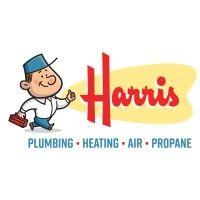 harris plumbing heating air and propane logo image