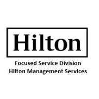 hilton management focused service division logo image