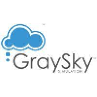 gray sky technology logo image