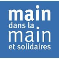 association main dans la main et solidaires logo image