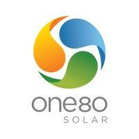 one80 solar logo image