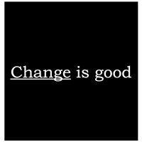 change is good logo image