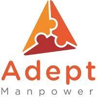 adept manpower logo image