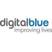 digital blue logo image