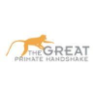 great primate handshake logo image