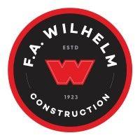 f.a. wilhelm construction logo image