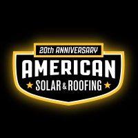 american solar & roofing logo image