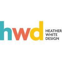 heather white design logo image