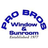 pro bros window & sunroom logo image