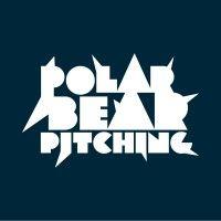 polar bear pitching logo image