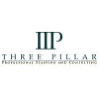 three pillar professional staffing and consulting logo image