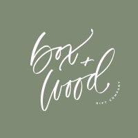 box+wood gift company logo image