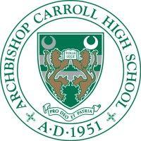 archbishop carroll high school logo image