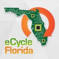 ecycle florida | electronic e-waste e-scrap recycling logo image