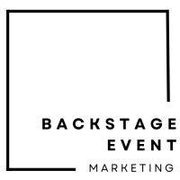 backstage event marketing logo image