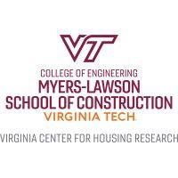 virginia center for housing research at virginia tech logo image