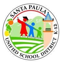 santa paula unified school district logo image