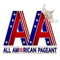 all american pageant & mrs. all american pageants logo image