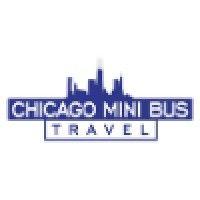 chicago mini bus travel logo image