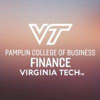 virginia tech department of finance logo image