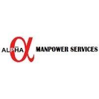 alpha manpower services logo image