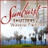 sunburst shutters southern california logo image