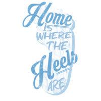 home is where the heels are logo image