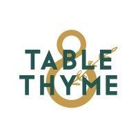 table and thyme